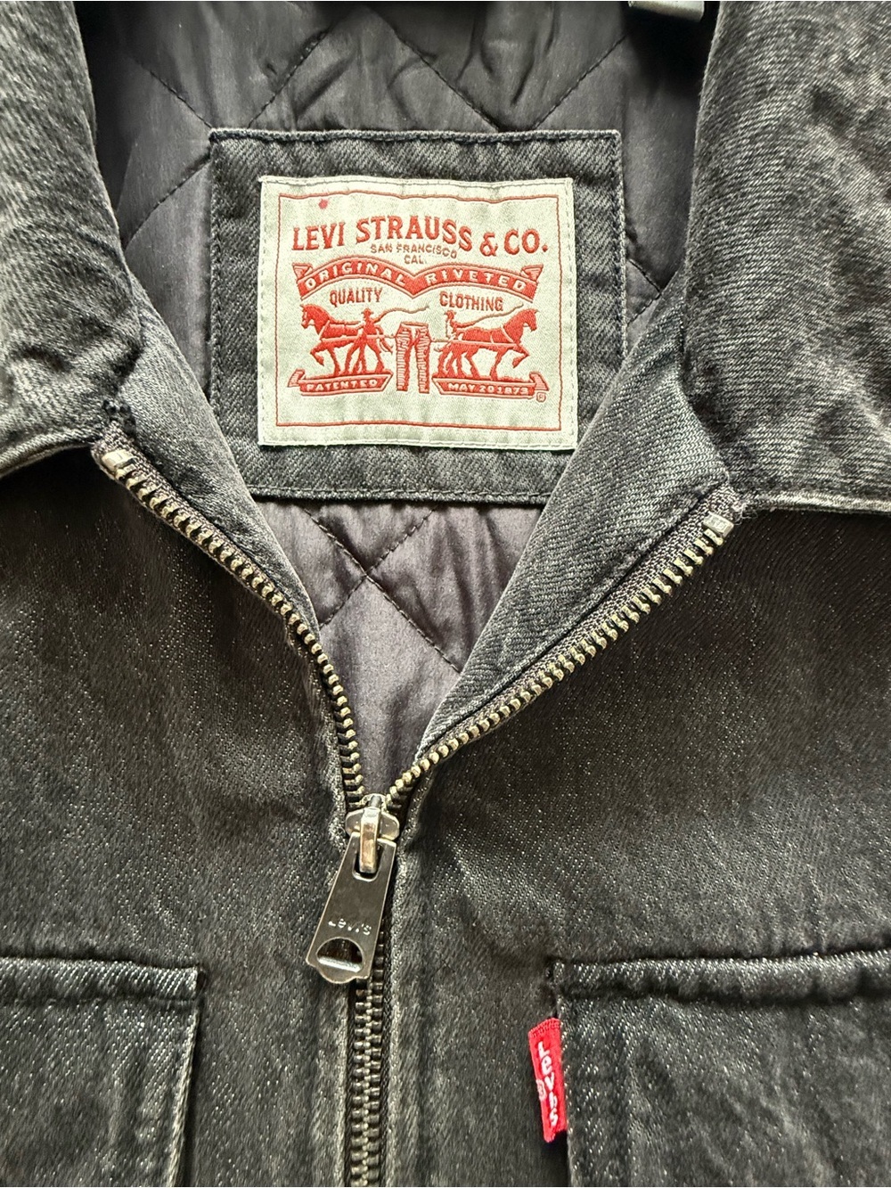 Levi’s Sales Sample Quilted Work Jacket – Men’s Medium - Picture 5 of 14